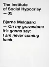 On my gravestone by Bjarne Melgaard cover