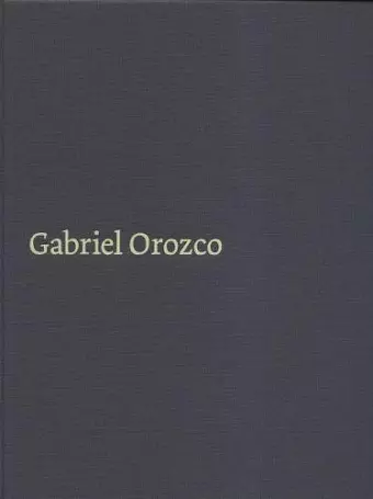 Gabriel Orozco cover