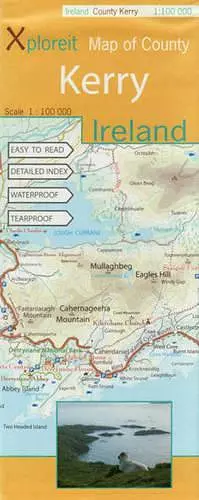 Xploreit Map of County Kerry, Ireland cover