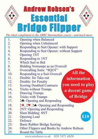 Andrew Robson's Essential Bridge Flipper cover