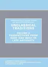Unclassical Traditions Volume 2 cover