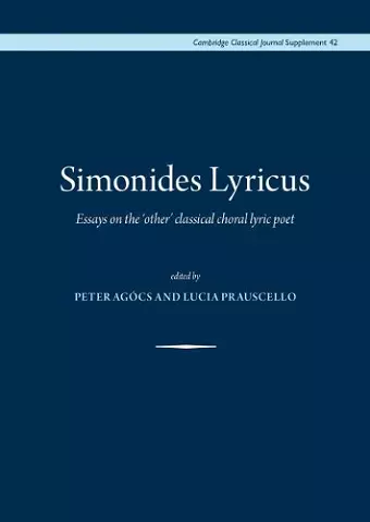 Simonides Lyricus cover