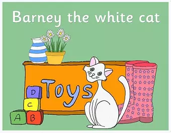 Barney the white cat cover