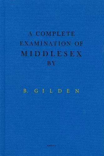 A Complete Examination Of Middlesex cover