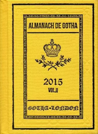 Almanach de Gotha 2015 cover