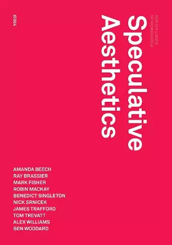 Speculative Aesthetics cover