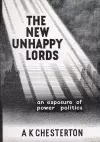 The New Unhappy Lords cover