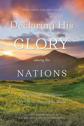 Declaring His Glory among the Nations cover