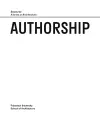 Authorship – Discourse, A Series on Architecture cover