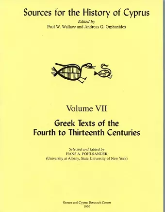 Greek Texts of the Fourth to Thirteenth Centuries cover