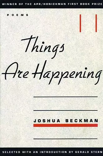 Things are Happening cover