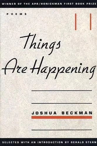 Things are Happening cover