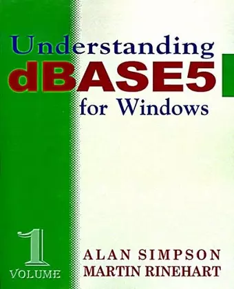 Understanding DBASE 5 for Windows cover