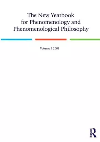 The New Yearbook for Phenomenology and Phenomenological Philosophy cover