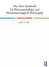 The New Yearbook for Phenomenology and Phenomenological Philosophy cover