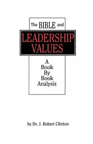 The Bible and Leadership Values cover