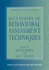 Dictionary of Behavioral Assessment Techniques cover