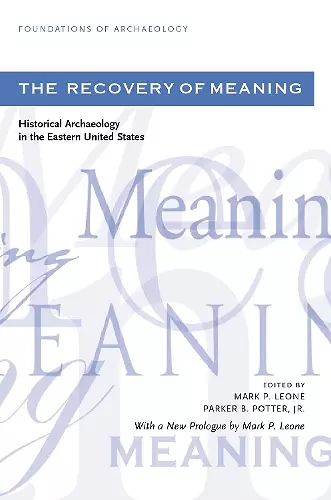 The Recovery of Meaning cover