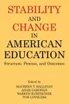 Stability and Change in American Education cover