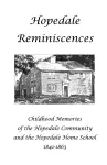 Hopedale Reminiscences cover