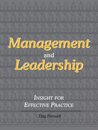 Management and Leadership cover