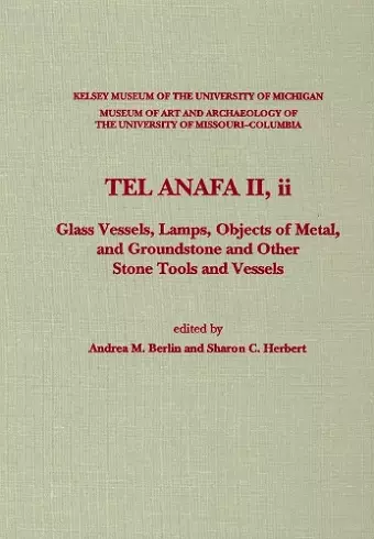 Tel Anafa II, ii cover