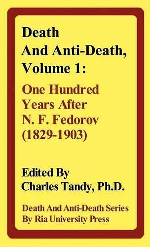 Death And Anti-Death, Volume 1 cover