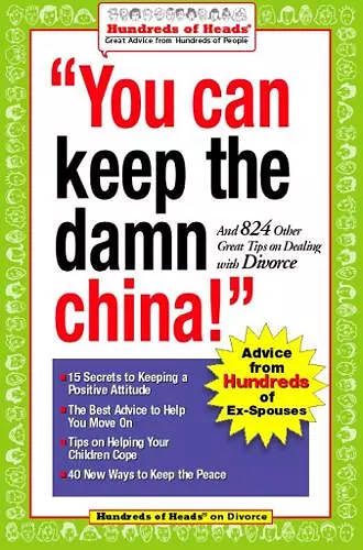 You Can Keep the Damn China! cover