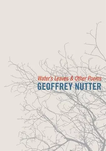 Water's Leaves and Other Poems cover