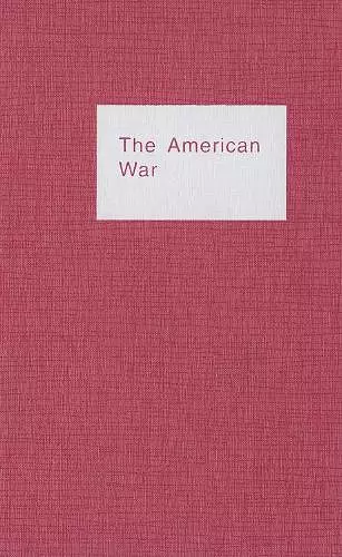 Harrell Fletcher: The American War cover