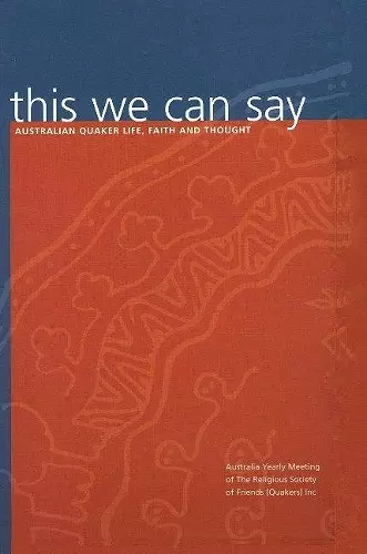 This We Can Say cover