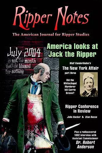 Ripper Notes cover