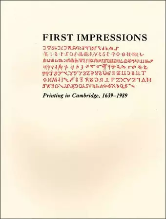 First Impressions cover