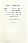 A Letter to Philip Hofer on Certain Problems Connected with the Mechanical Cutting of Punches cover