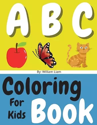 English Alphabet Letters Coloring Book For Kids cover