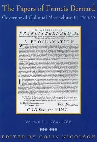 The Papers of Francis Bernard cover