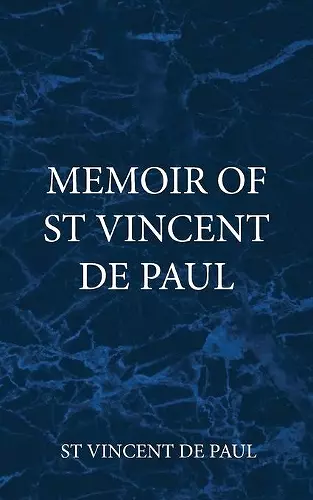 Memoir of St Vincent De Paul cover