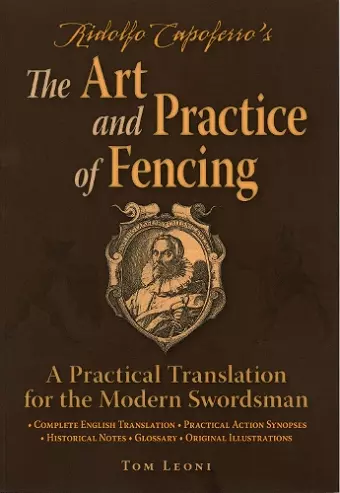 Ridolfo Capoferro's The Art and Practice of Fencing cover