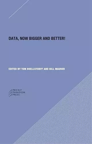 Data – Now Bigger and Better! cover