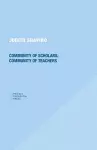 Community of Scholars, Community of Teachers cover