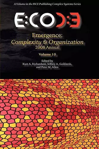 Emergence, Complexity & Organization 2008 Annual cover