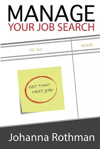 Manage Your Job Search cover