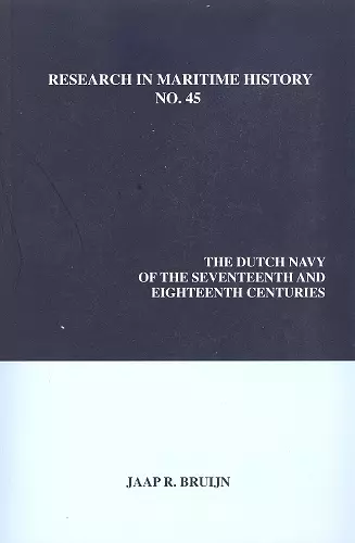 The Dutch Navy of the Seventeenth and Eighteenth Centuries cover