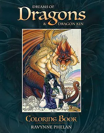 Dreams of Dragons & Dragon Kin Coloring Book cover