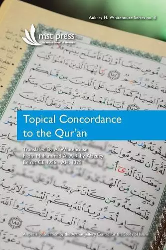 Topical Concordance to the Qur'an cover