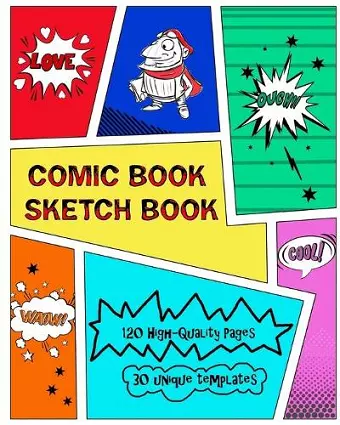 Comic Book Sketch Book cover
