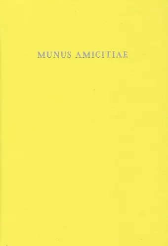 Munus Amicitiae cover