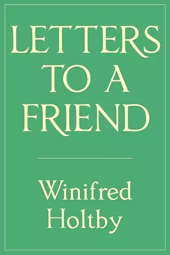 Letters to a Friend cover