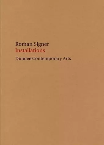 Roman Signer cover