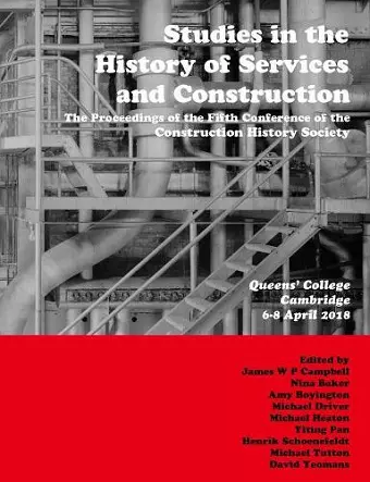 Studies in the History of Services and Construction cover